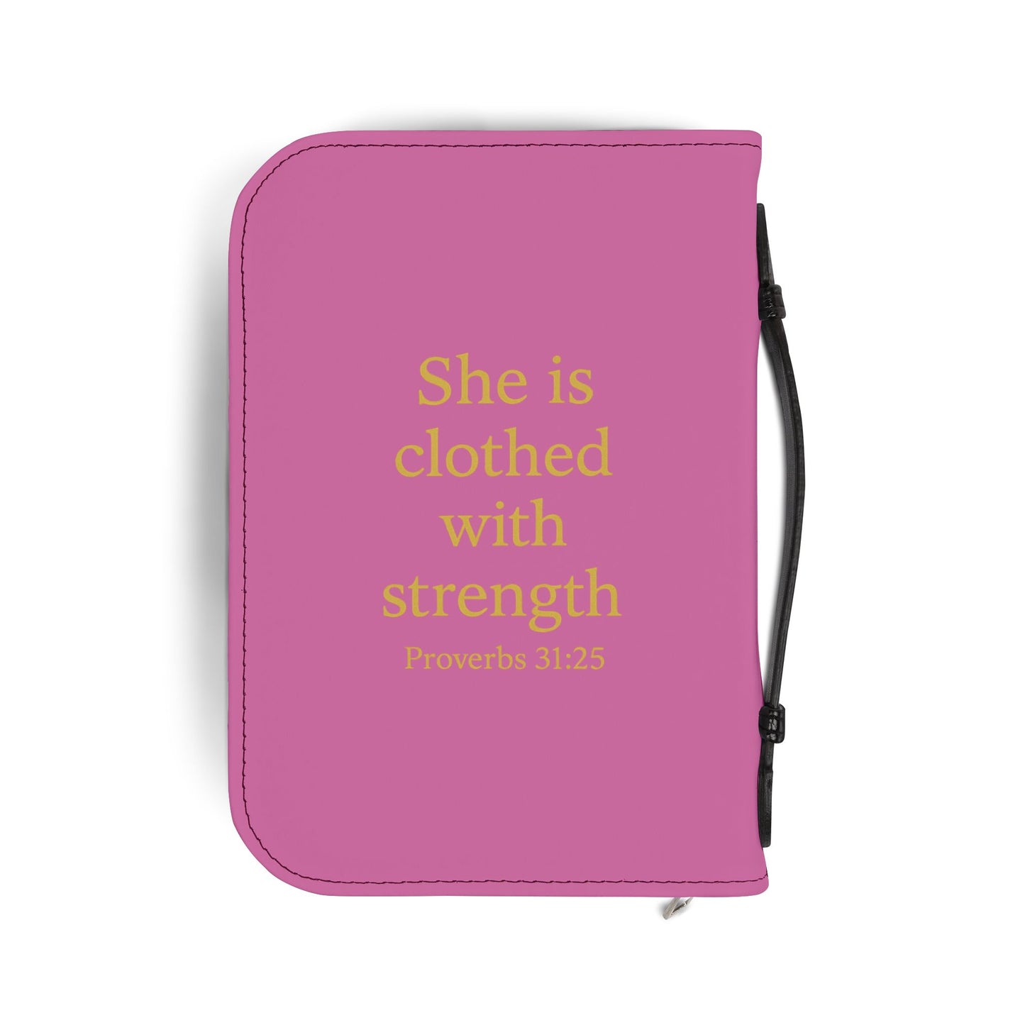 Stylish Bible Cover for Women, God’s Princess™ Design, Inspirational Gift for Faith, Proverbs 31:25, Perfect for Church & Prayer