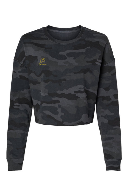 God’s Princess™ - Lightweight Camo Cropped Crew